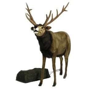 Life-size and realistic plush animals.  0700 - REINDEER 60''  TALK/SING (3349)