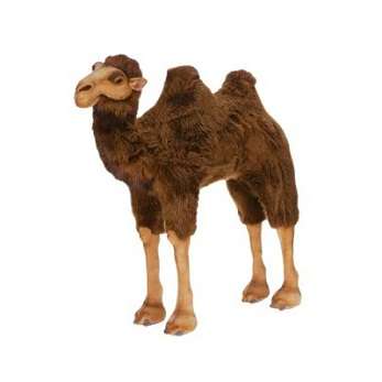 Life-size and realistic plush animals.  2062 - CAMEL RIDE-ON 37''