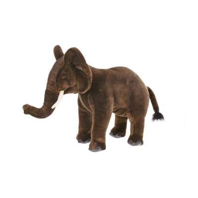 Life-size and realistic plush animals.  3824 - ELEPHANT