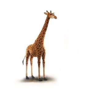 Life-size and realistic plush animals.  3884 - GIRAFFE