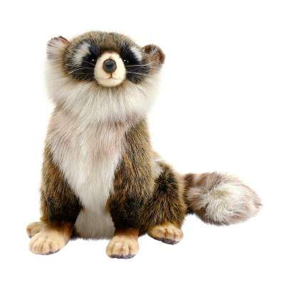 Life-size and realistic plush animals.  4248 - RACCOON