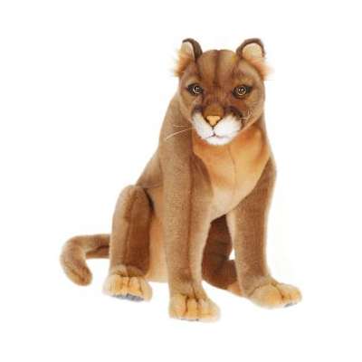 Life-size and realistic plush animals.  4255 - MOUNTAIN LION