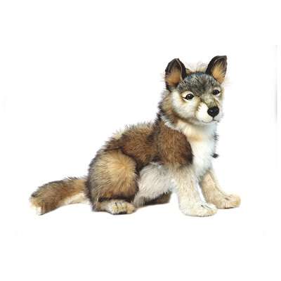 Life-size and realistic plush animals.  4291 - WOLF CUB