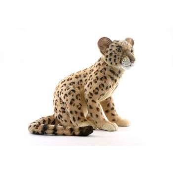 Life-size and realistic plush animals.  4300 - LEOPARD CUB 17''