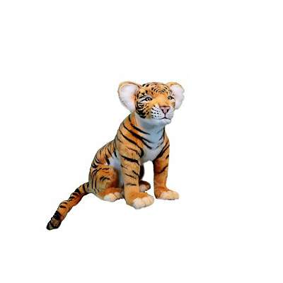 Life-size and realistic plush animals.  4330 - TIGER CUB