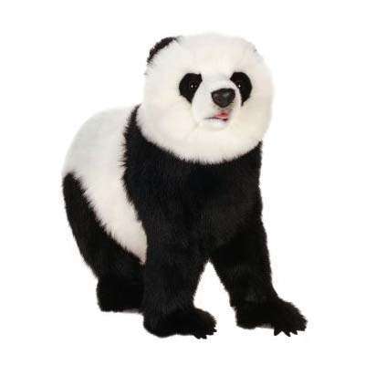 Life-size and realistic plush animals.  4543 - PANDA ON ALL 4'S 29''L X 24"H