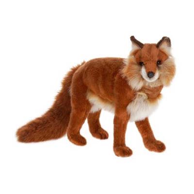 Life-size and realistic plush animals.  4699 - FOX
