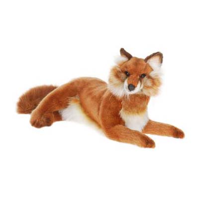 Life-size and realistic plush animals.  4765 - FOX
