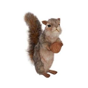 Life-size and realistic plush animals. 4841 - SQUIRREL W/ NUT