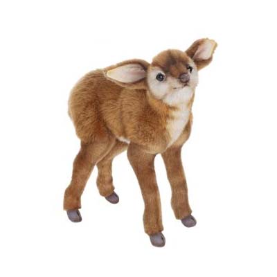 Life-size and realistic plush animals.  4935 - BUSHBACK KID 12''