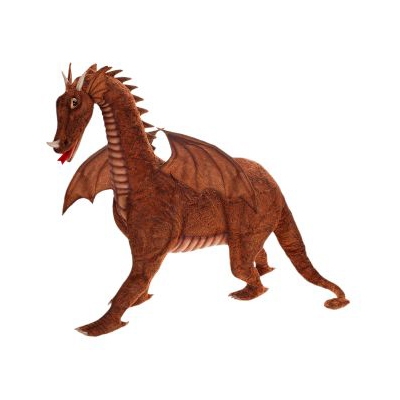 Life-size and realistic plush animals.  4967 - GREAT DRAGON (RIDE-ON) 46''