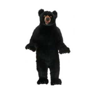 Life-size and realistic plush animals.  5006 - BLACK BEAR FRITZ 44''