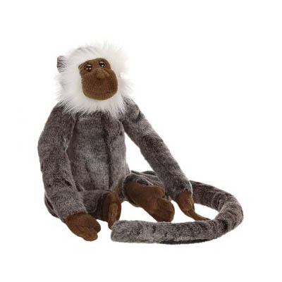 Life-size and realistic plush animals.  5492 - POSABLE JOLLY MONKEY8"L