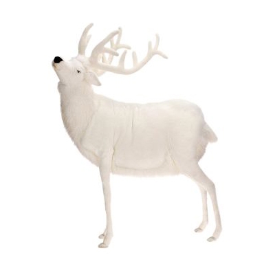 Life-size and realistic plush animals.  5923 - REINDEER