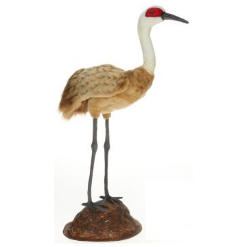 Life-size and realistic plush animals.  6772 - CRANE W/STAND 30''