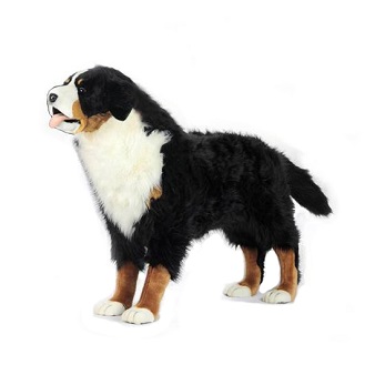 Life-size and realistic plush animals.  6849 - BERNESE MTN Dog Standg 49"L x 34.5H