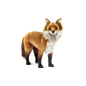 Life-size and realistic plush animals.  7046 - MAJESTIC RED FOX
