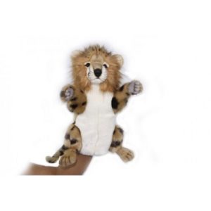 Life-size and realistic plush animals.  7503 - CHEETAH PUPPET 12.7"H