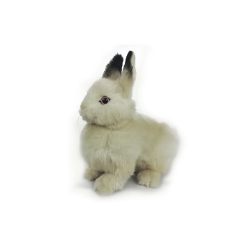 Life-size and realistic plush animals.  7805 - BUNNY CREME 9"H