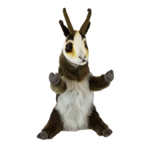 Life-size and realistic plush animals.  7974 - DEER PUPPET 15.75"L