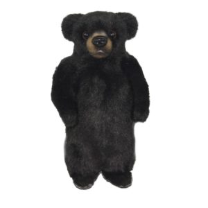 Life-size and realistic plush animals.  8084 - BLACK BEAR CUB 6.7"H